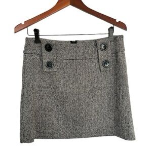 Vintage Zone Choc Classic Gray knitted Women's Skirt size 7